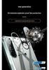 Compatible Samsung S25u HD Full Coverage Transparent Protective Magnetic Metal Case