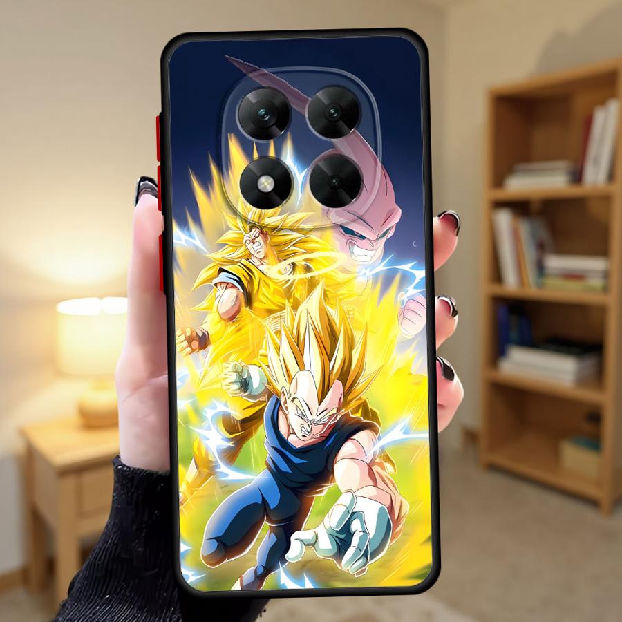Back Phone Cover Case for Xiaomi Redmi Note 11S 12s 8T 7 13 14 12 Pro Plus 10S 9S 8 9 10 11 Pro Dragon Ball Yellow Goku