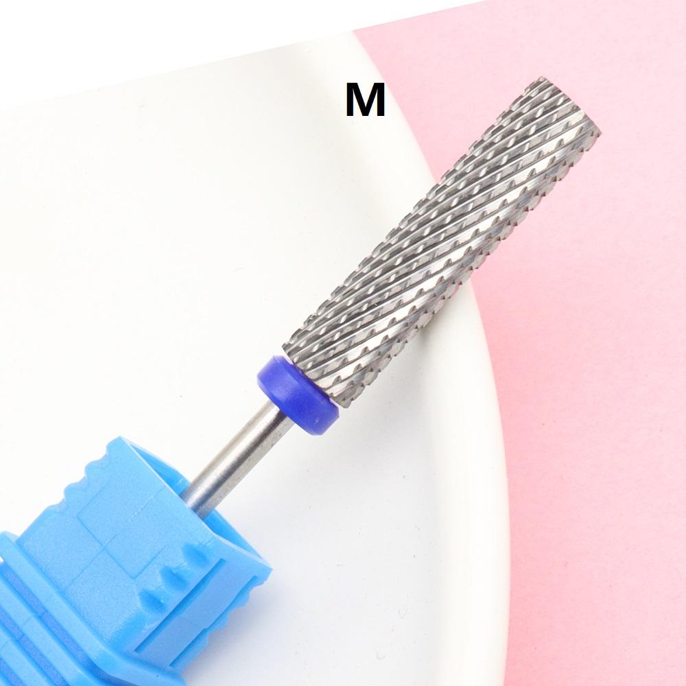 

25mm Long Tapered Carbide Nail Drill Bits Nail Polishing Head Special Polishing Head For Electric Nail Drill Machine Manicure синий