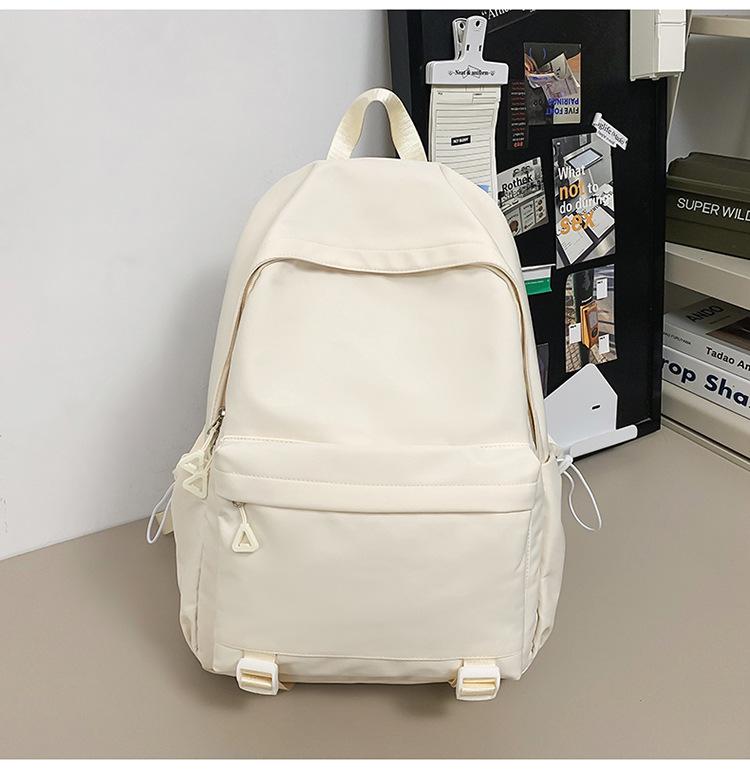 

Backpack Men s Large Capacity Outdoor Travel High Value Junior High School Student High School Student School Bag Women s Casual Fashion Backpack білий