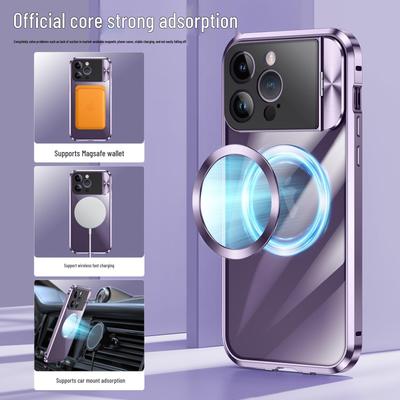 iPhone 15 Pro Max Magnetic Buckle Bracket Case, Compatible with iPhone 13/14