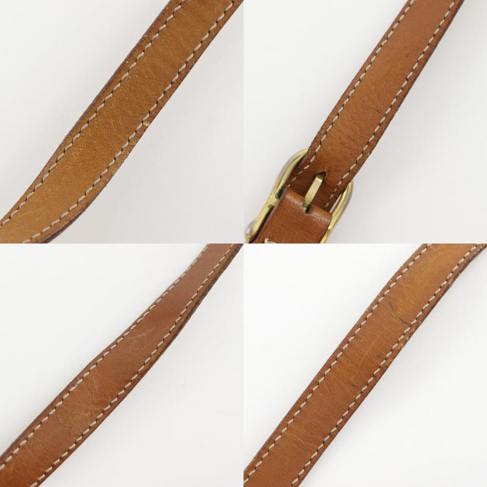 Celine Old Celine Shoulder Bag Macadam Vintage Beige PVC Women Used