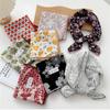 Floral Cotton Linen Print Scarves Scarf Hair Band Square Handkerchief  Scarf Accessories