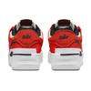 Nike Air Force 1 Shadow Leder mit Rissmuster - Rush Orange Damen-Sneaker Guava-Ice Weiß Schwarz DQ8586-800