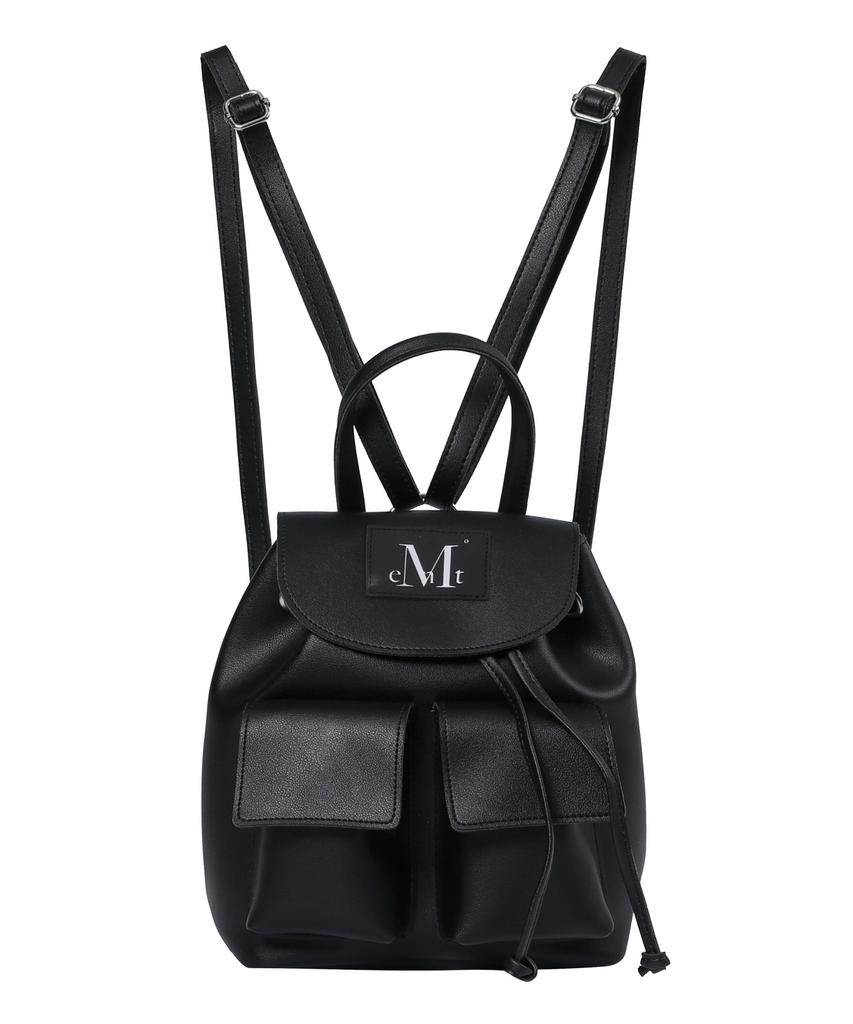 Mucent Aren Two-Pocket Leather Mini Backpack Unisex