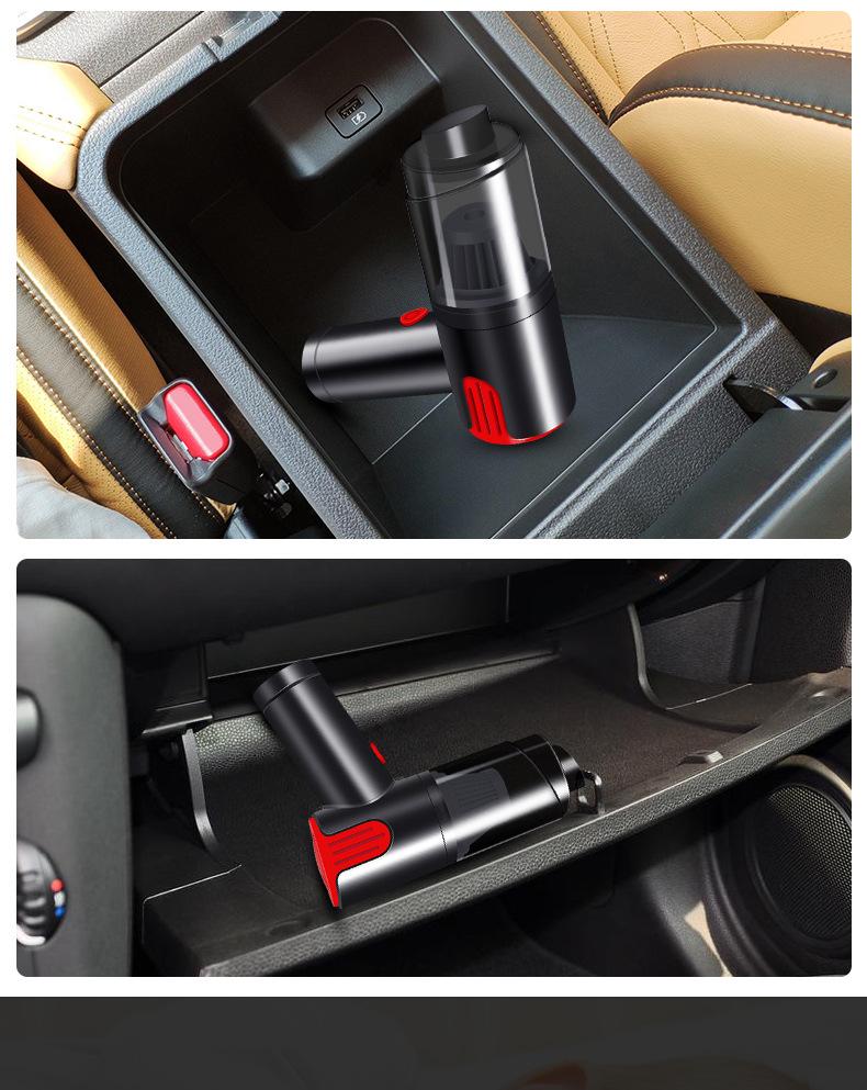 Wireless High-Power Portable Car Vacuum Cleaner with Strong Suction
