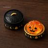 Spooky Halloween Decor Decompression Toy, with Glitter Squishy Dumpling Pumpkin/Eyeball/Ghost Shape, Funny Expression Toys Stress Relief Sensory