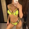 6 Colors S - XL Sexy Push Up Bikini Women Swimwear Female Swimsuit Two-pieces Bikini Set Bra Cup Bather Bathing Suit