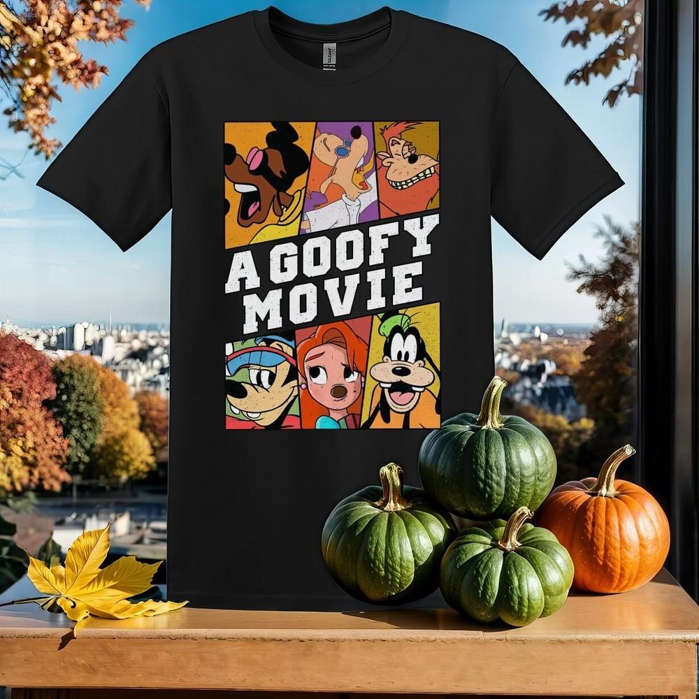 

A goofy movie characters retro T-shirt T shirt Men Women Unisex Tshirt SY10 XL