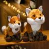 17/23/30CM Reallife Fox Plushie Stuffed Wild Animals Lifelike Doll Home Decor Toys