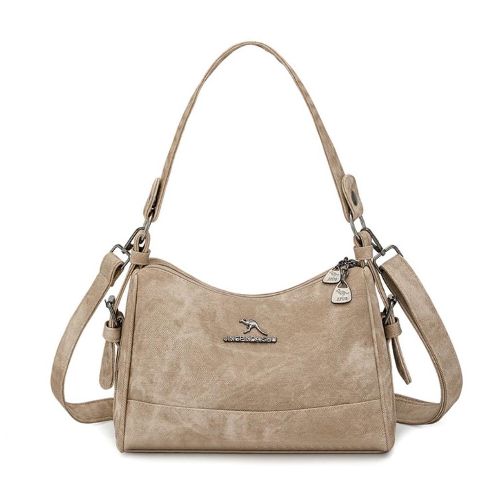Xeie Thuk Shoulder Crossbody Handbag Women PU Adjustable Strap Daily Commute