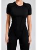 Autumn/Winter Backless Sports Jumpsuit: Three-Dimensional Yoga One-Piece with Tight Short Sleeves and Long Pants (Style 88201)