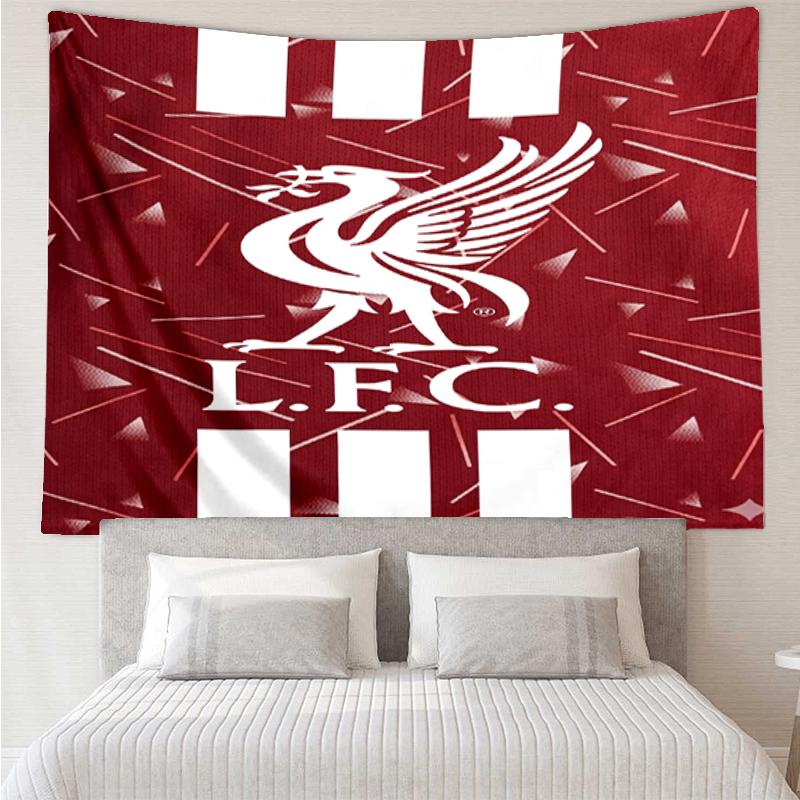 Liverpool Football Club Print Wandkleed, Achtergrond, Eenvoudige Installatie, Ideaal voor Slaapkamer, Kantoor & Woonkamer, met Esthetische Wanddecoratie.