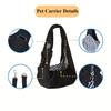 New Cotton Comfortable Dog Bag Pet Out Crossbody Shoulder Bag Outdoor Travel Portable Cat Puppy Sling Bag Pet Carrying Supplies