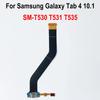 Conector de Carregamento Plugue Tomada Jack Cabo Flexível de Porta USB para Samsung Galaxy Tab 4 10.1 T530 SM-T530 T531 T535 Cabo Flexível de Carregamento