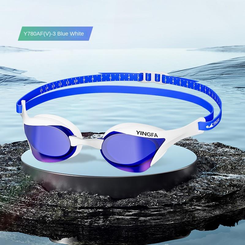 Yingfa Professional Swimming Goggles Waterproof Racing Electroplating Anti-Fog Diving Glasses With Replaceable Nose Buckle2