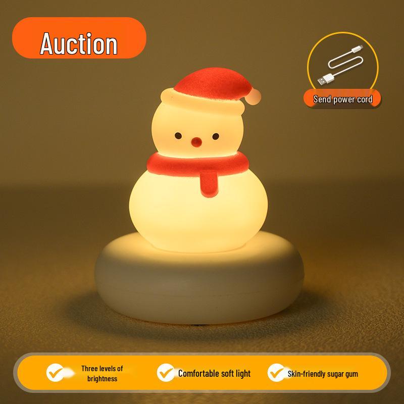 Rechargeable Eye-Friendly Night Light for Kids & Postpartum Mothers - Touch-Control Desk Lamp