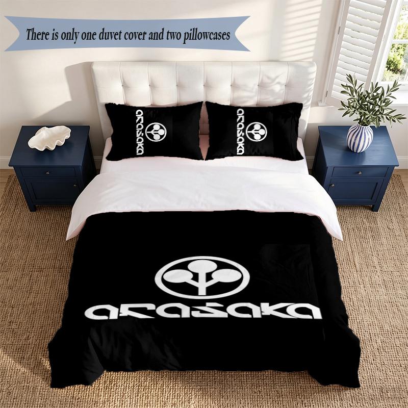 Cyberpunk 3‑Piece Bedding Set Soft Microfiber Duvet Cover Pillowcases Comfortable Bed Linen for Bedroom Decoration