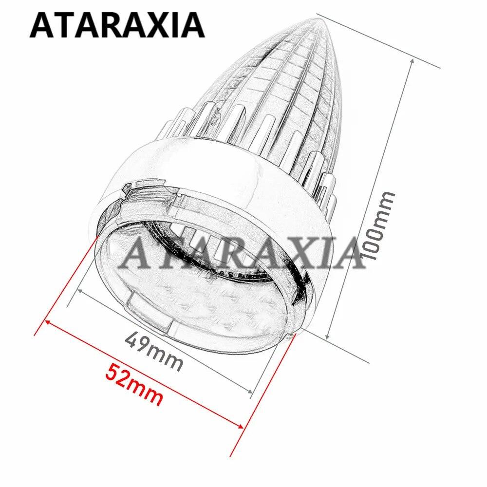 Bike Tail Light Motorcycle Lens Turn Signal Bezels Indicator Lens Trim For Harley Street Glide Road Glide Fatboy Sportster Dyna