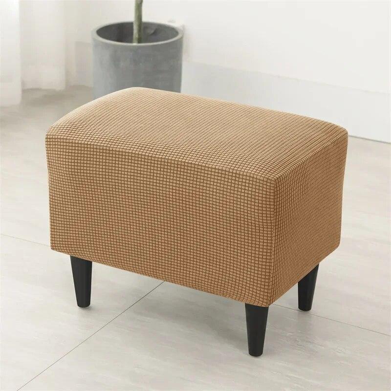 Solid Color Sloping King Back Chair Covers Elastic Polar Fleece Wing Chairs Cover with Seat Cushion Cover Furniture Protector