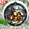 Vintage Metal Sign Blue Deer Merry Christmas Retro Tin Plate Wall Decor Home Holiday Gift 20 Cm