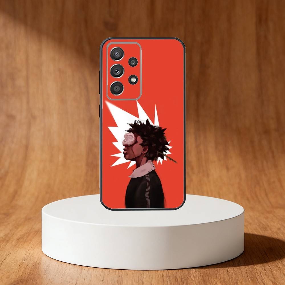 D4vd H-Here With Me Phone Case For Samsung S25,S24,S21,S22,S23,S30,Ultra,S20,Plus,Fe,Note,10,9,5G Black Cover