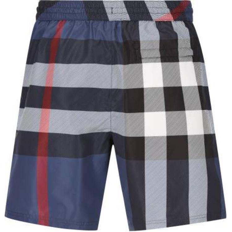 Burberry Checked Drawstring Swim Shorts 81072731
