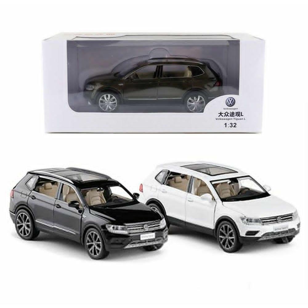 1/32 Scale Tiguan L Diecast Alloy Model Car, Μοντέλο Παιχνίδι Αυτοκινήτου με Ήχο και Φως, Παιχνίδι Παιδικού Αυτοκινήτου Pull Back, Εκθέσεις συλλογής δώρων διακοπών