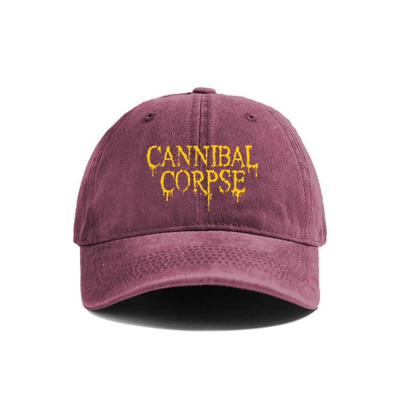 Cannibal Corpse Baseball Cap Summer Distressed Dad Hats Unisex Outdoor Adjustable Cotton Caps MZ-433