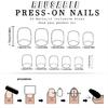 24 Pcs Halloween Artificial Nails Halloween Press On Nails Short Square False Nails Full Cover Stick on Nails