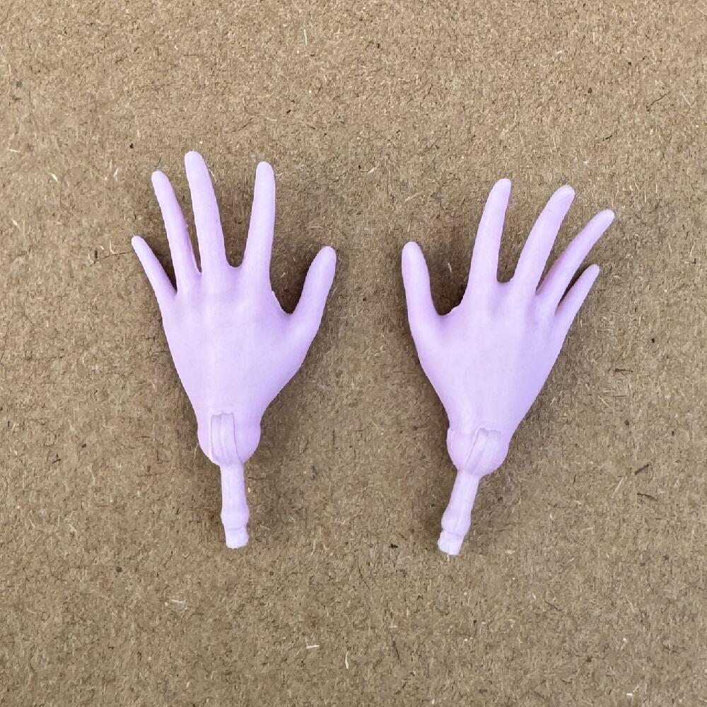 1/6 Original Monster Doll Replacement Hands And Arms White Brown Beige Green Blue Skin Tone Toys DIY Accessories