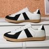 Women's Sneakers  Leather Ladies Vintage Training Shoes Spring Flat Shoes Men Casual Lightweiht Soft Soled Skateboard Shoe