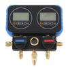 Digital Manifold Gauge 0-50 Bar Low High Pressure Test High Accuracy HVAC Manifold Gauge