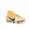 Nike Baskets unisexes Mercurial Superfly 7 Elite FG Laser Orange Blanc Noir AQ4174-801