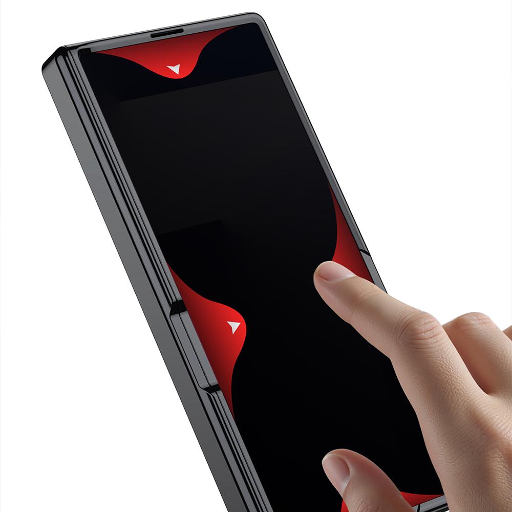 GKK For Samsung Galaxy Z Fold7 5G Case Hard PC+Privacy Tempered Glass Film Phone Cover with Kickstand