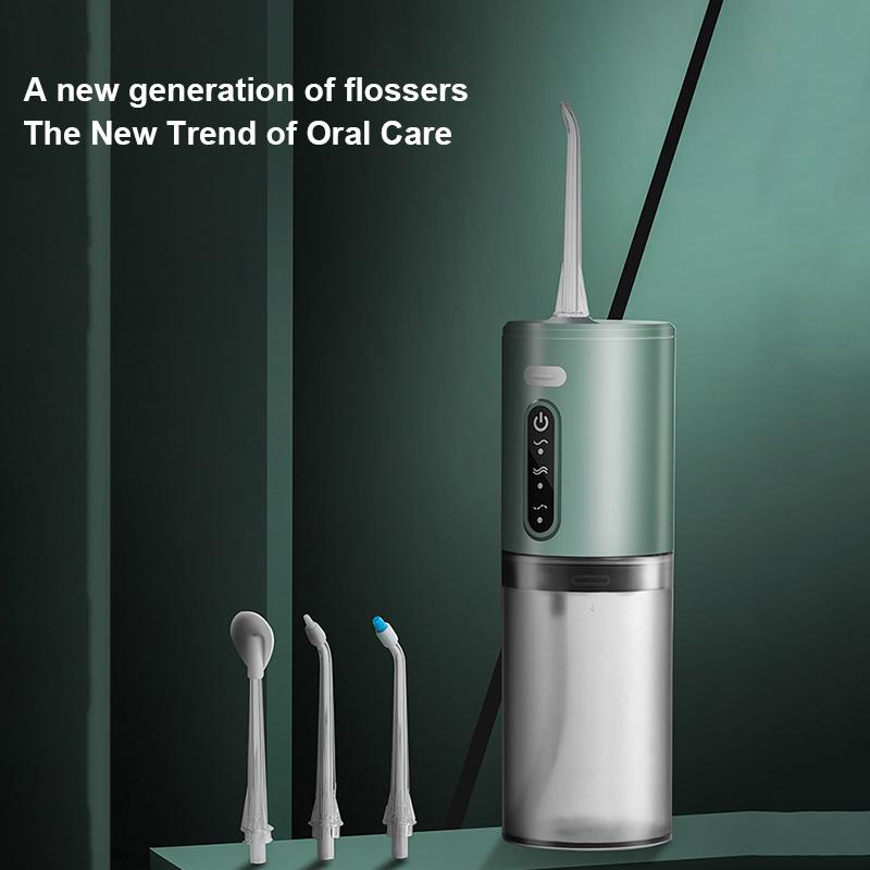 Oral Irrigator 3 Modes Portable IPX7 Waterproof Water Jet Flosser Teeth Cleaner Pulse Dental Handheld Oral Cleaner New