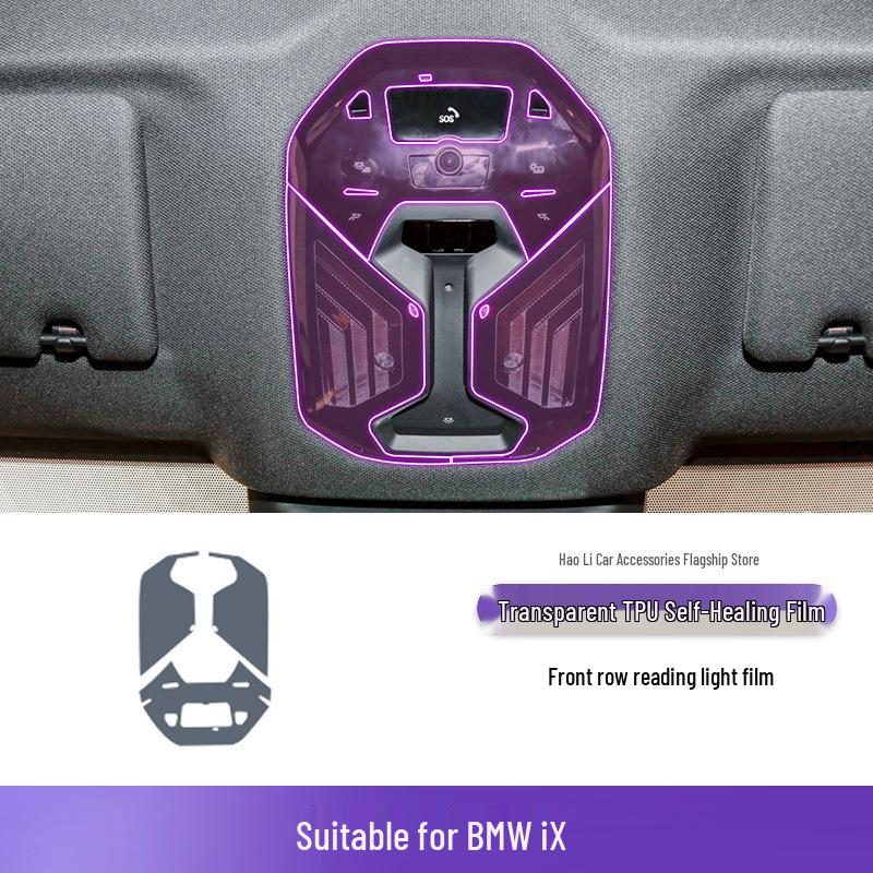 BMW iX 22-25 Interior Car Sticker TPU Protective Film for Screen, Console & Gear Shift