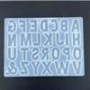 Capital Letter Shaped Silicone Resin Mold Jewelry Casting Molds Ornament Moulds Silicone Casting Tools Silicone Material