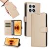 For iPhone 17 Pro Max Case Card Holder Kickstand Leather + TPU Phone Cover with Ring Holder