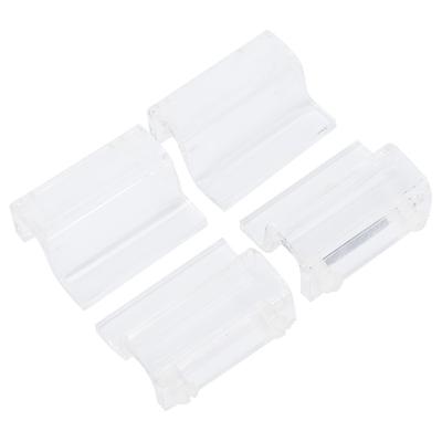 4Pcs Glass Cover Acrylic Clip Holder Support Clamp Accessory for Aquarium Fish Tank