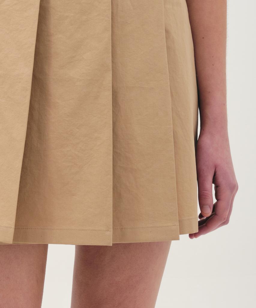 Jun By Jun K Trench Mini Skirt_Beige