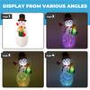 ABWR-150Cm LED Illuminated Inflatable Snowman Air Pump Night Lamp Inflatable Toys Indoor Outdoor Christmas Decor