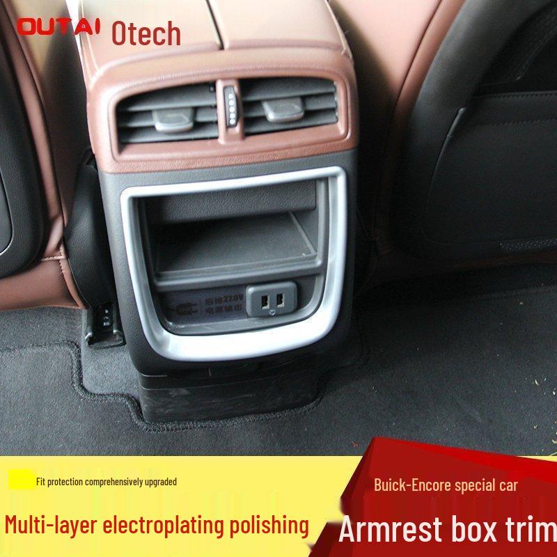Otai ABS Matte Trim for Buick Envision Armrest Box