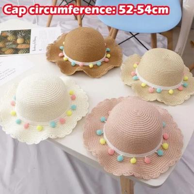 2Pcs/set Cute Style Baby Girl Sun Hat + Shoulder Bag Summer Sunscreen Children Hat Bag