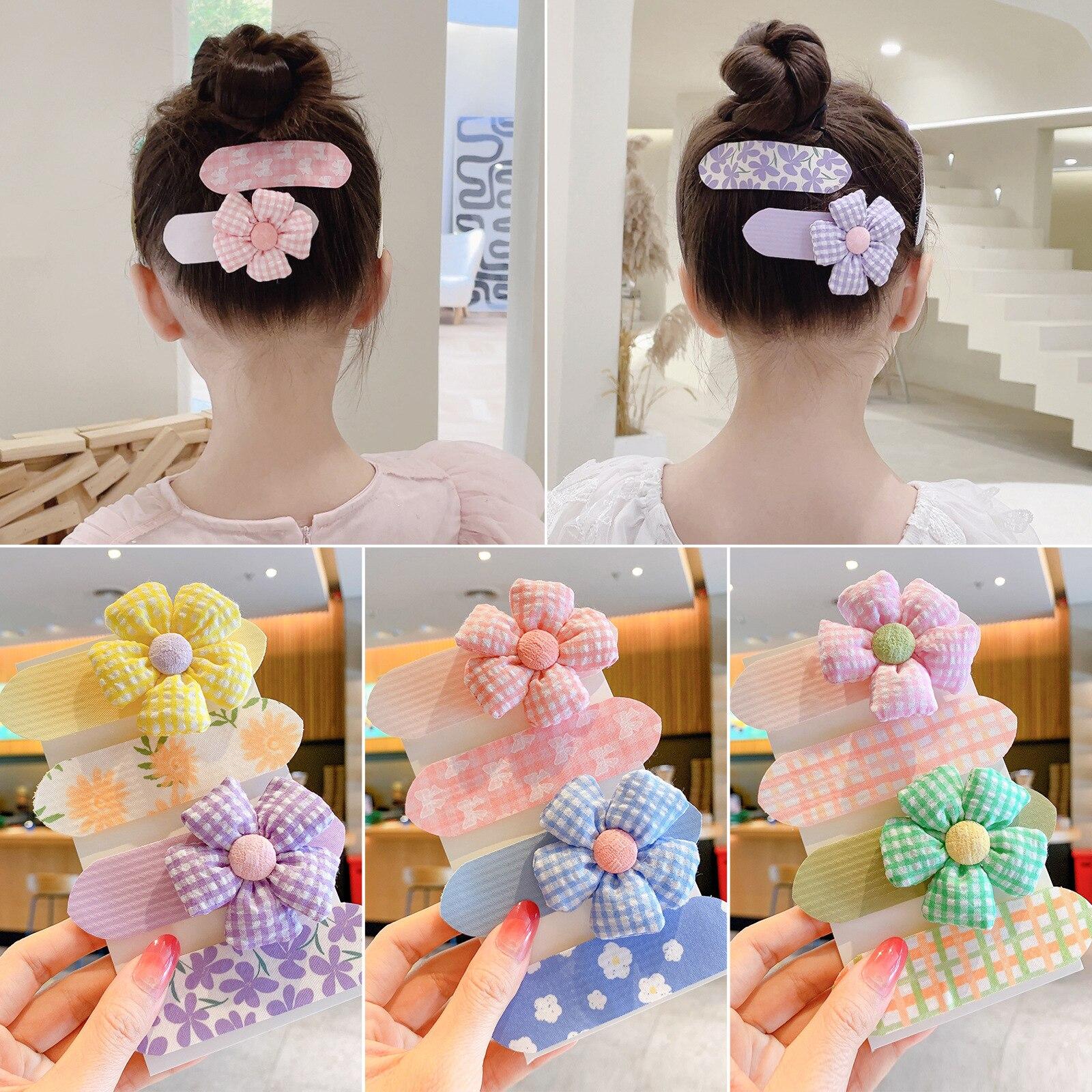 

Новые милые дети Velcro волосы Приколоть девочки Стрижка Вещи Инструмент Bang Hair Sticker для детей Головной убор Девочки Дети Аксессуары для волос