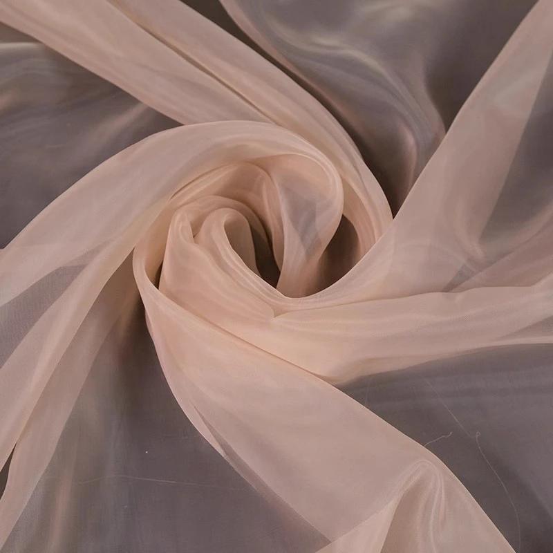 Breiter 160cm Verschlüsselter Gaze Organza Stoff Meterware Paillettenbesetzt für Bühnenröcke Hintergrund Nähen Dekoration DIY Glatt