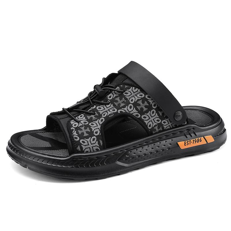 High Quality Men's Casual Sandals Summer Outdoor Breathable Anti Slip Waterproof Beach Shoes Youth Dual-purpose Sports Slippers