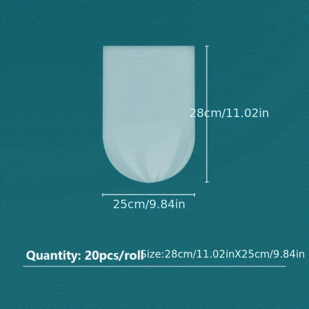 Bolsas de Basura de Escritorio, Cubos de Basura Pequeños para el Hogar, Bolsas de Plástico Mini Desechables para Montar en el Coche