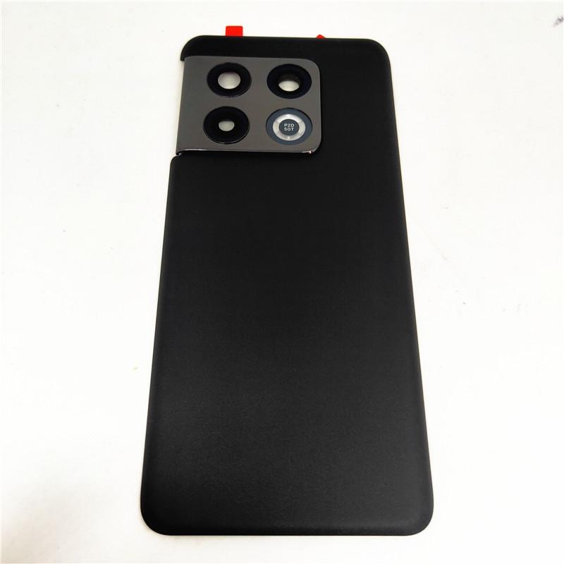 Pokrywa tylna ze szkła dla OnePlus 10 Pro 5G, wymiana tylnej klapki baterii, tylna obudowa z soczewką aparatu