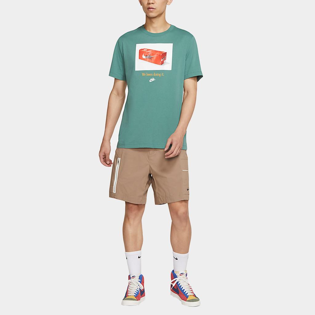 Nike T Shirt Men's Peacock Green DJ1390-361